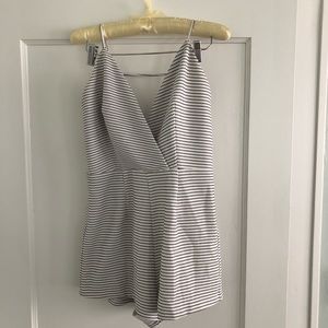 Striped romper